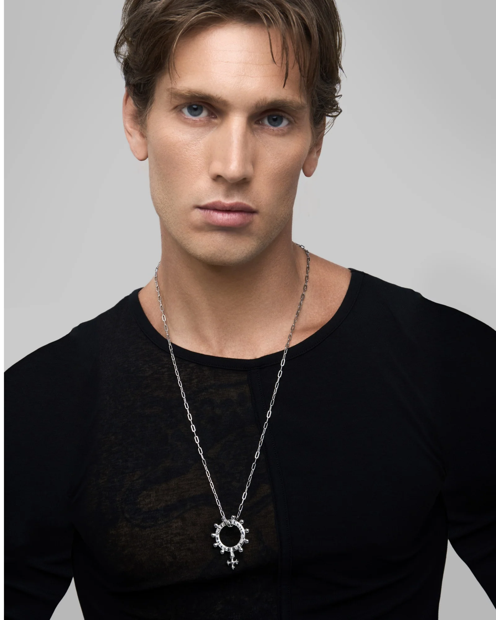 ABSIT OMEN Amulet Pendant Necklace - Image 4