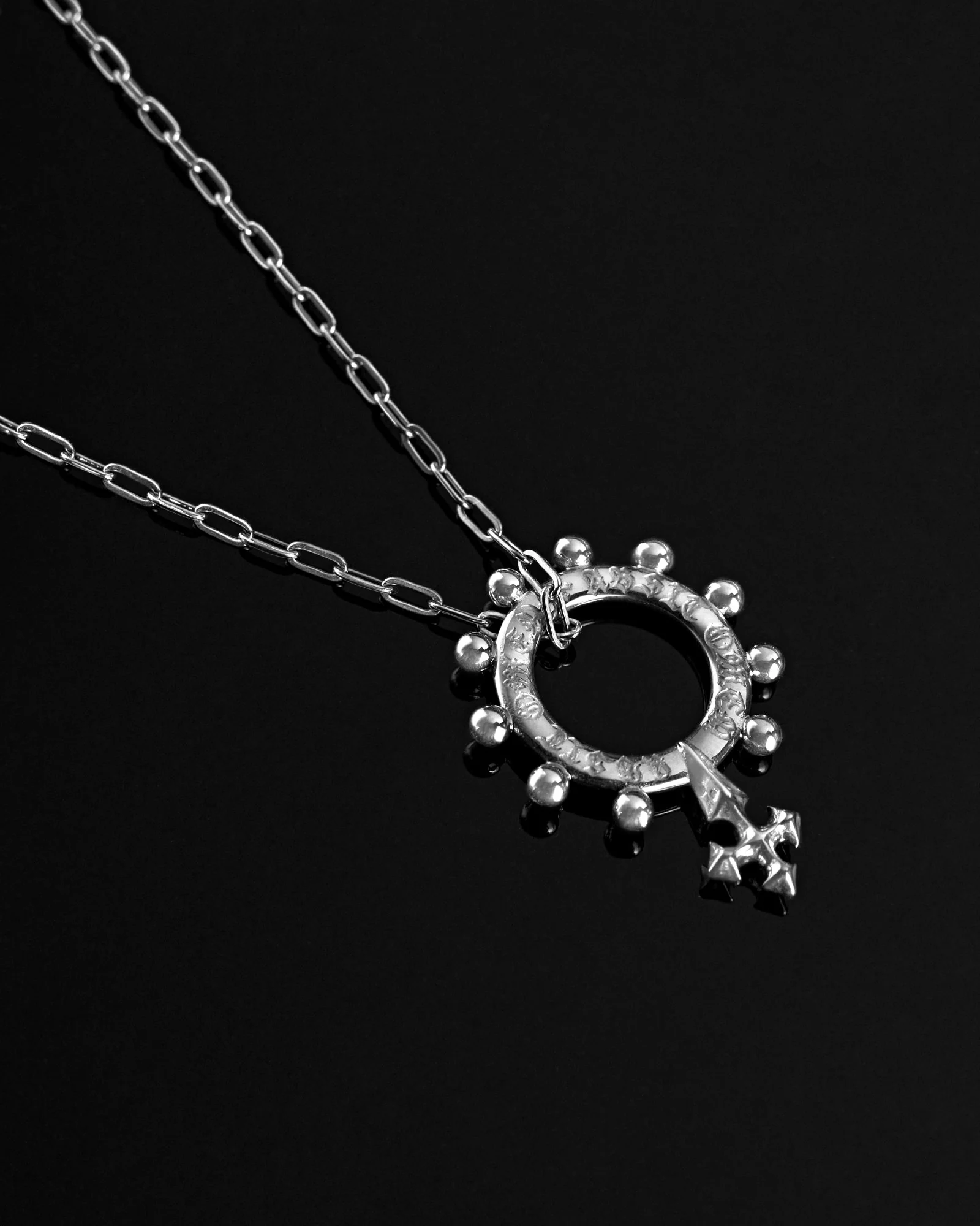 ABSIT OMEN Amulet Pendant Necklace - Image 7