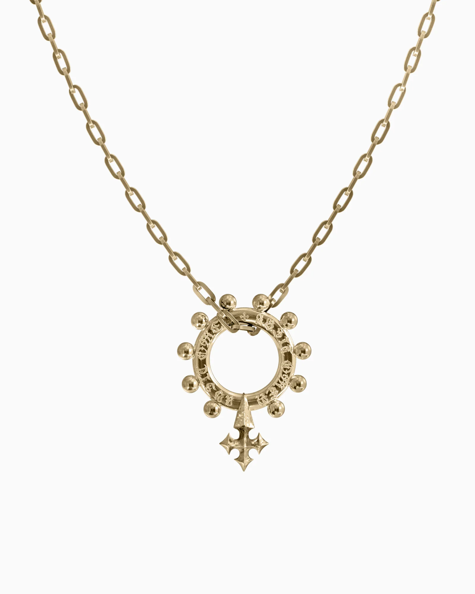 ABSIT OMEN Amulet Pendant Necklace - Image 8