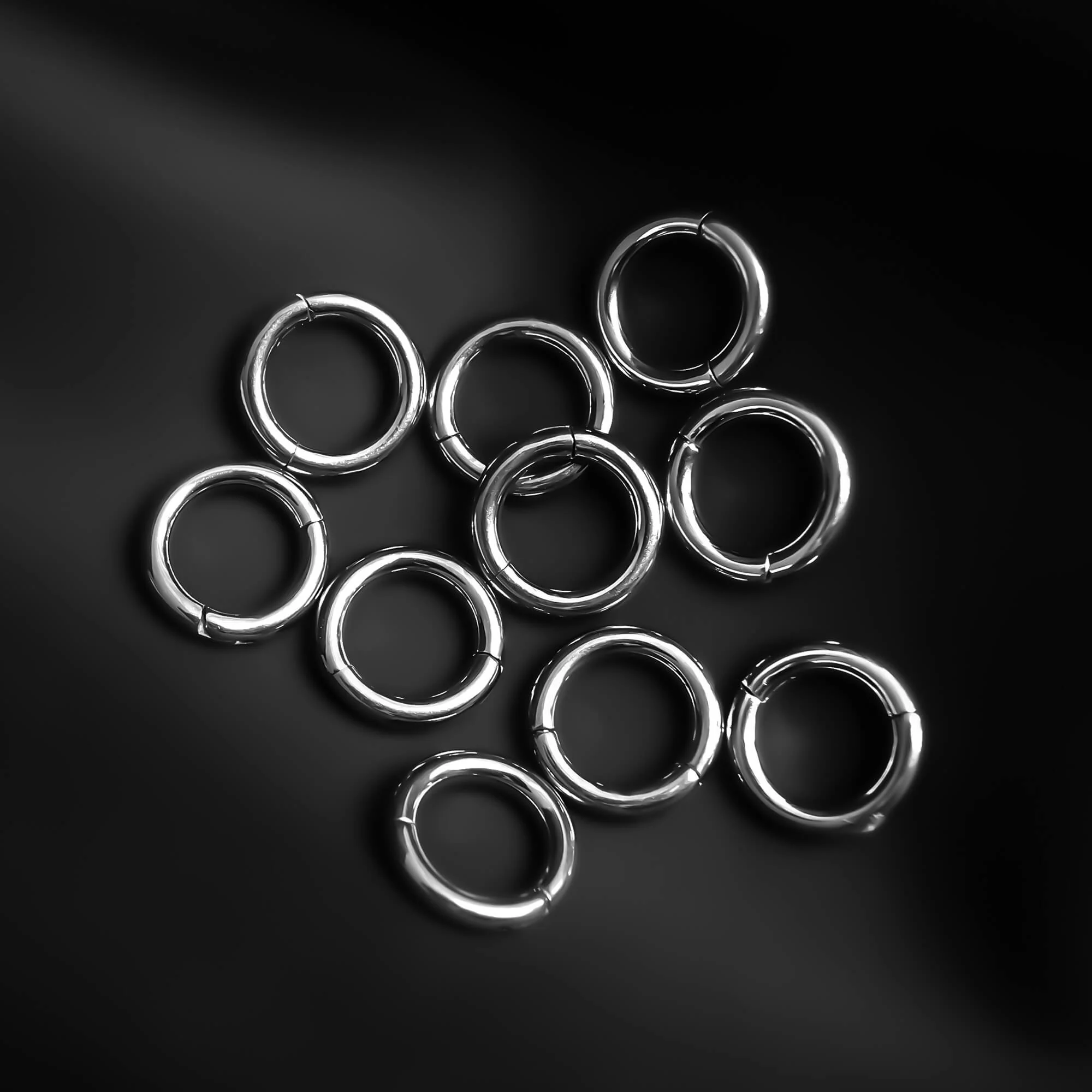 Classic Ring Stack in Steel - Image 10
