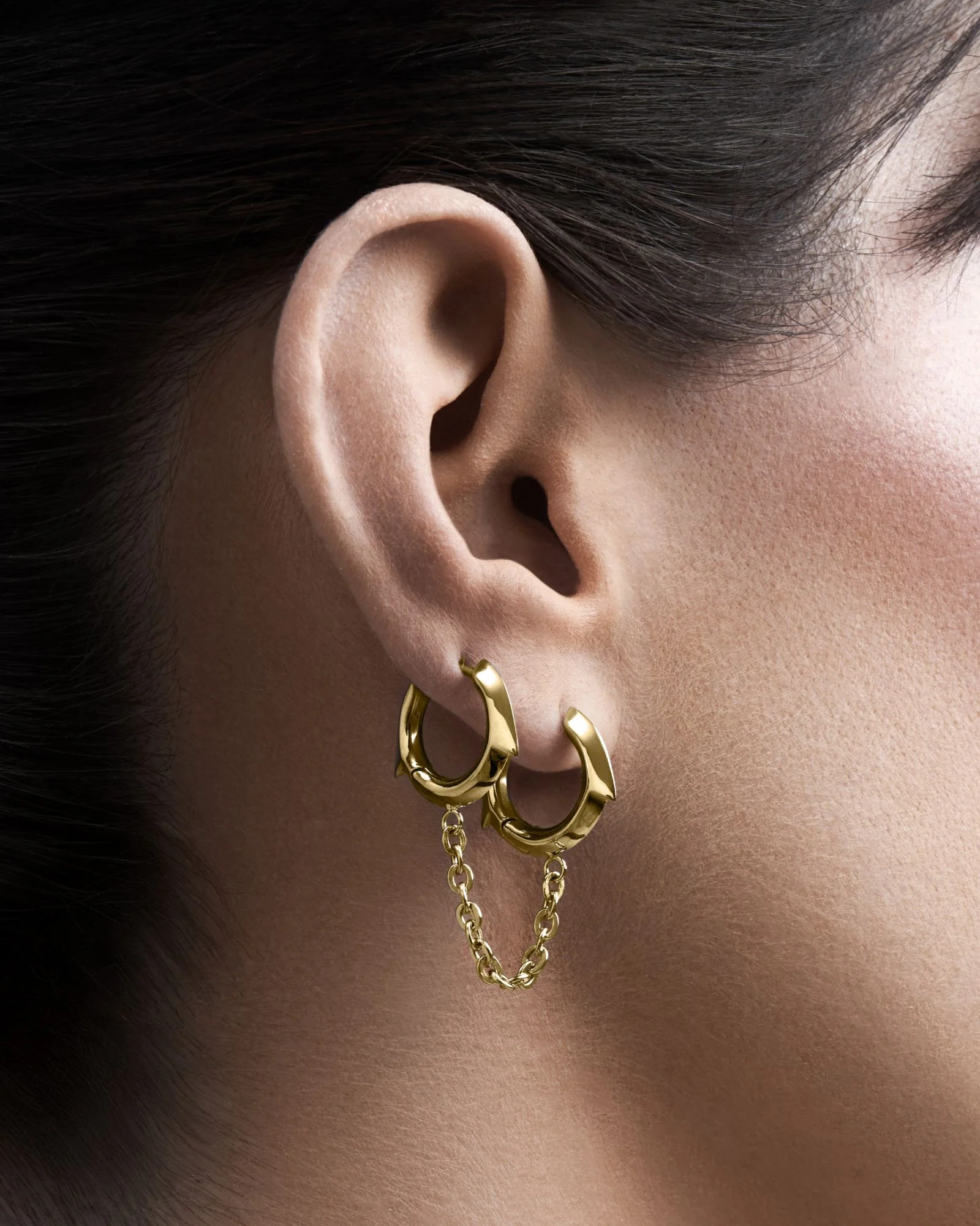 Exe Chain Earrings - Image 2