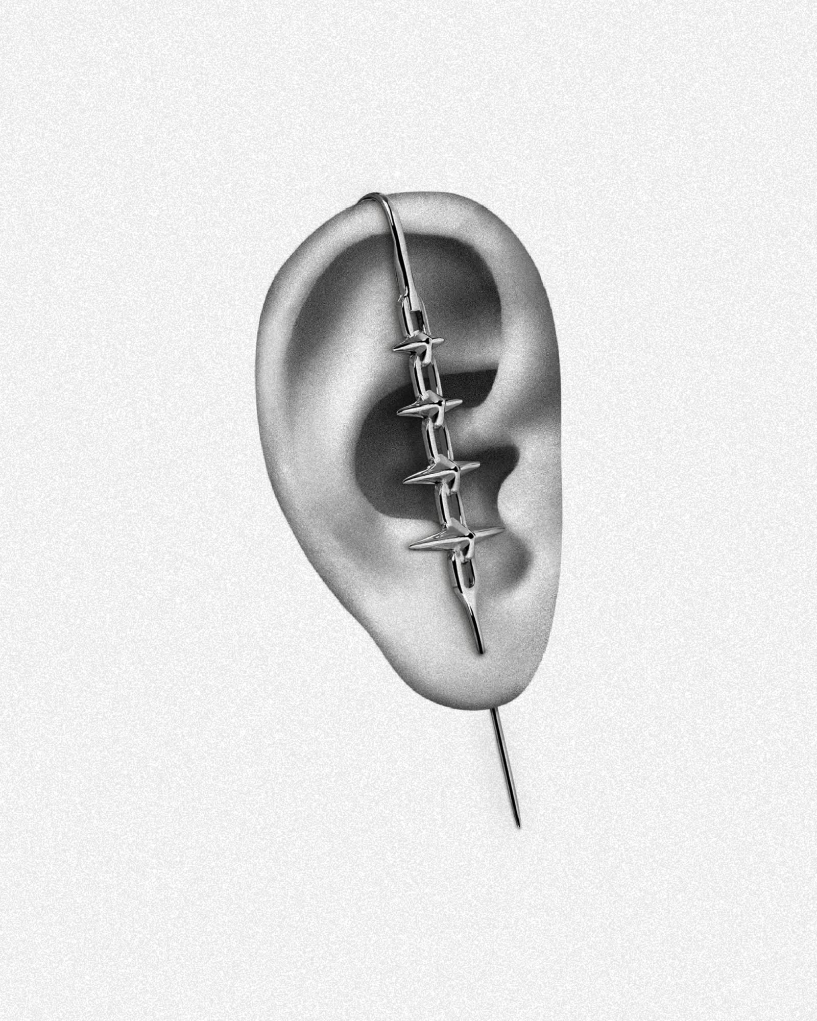 FORBIDDEN Pin Cuff Earring - Image 8
