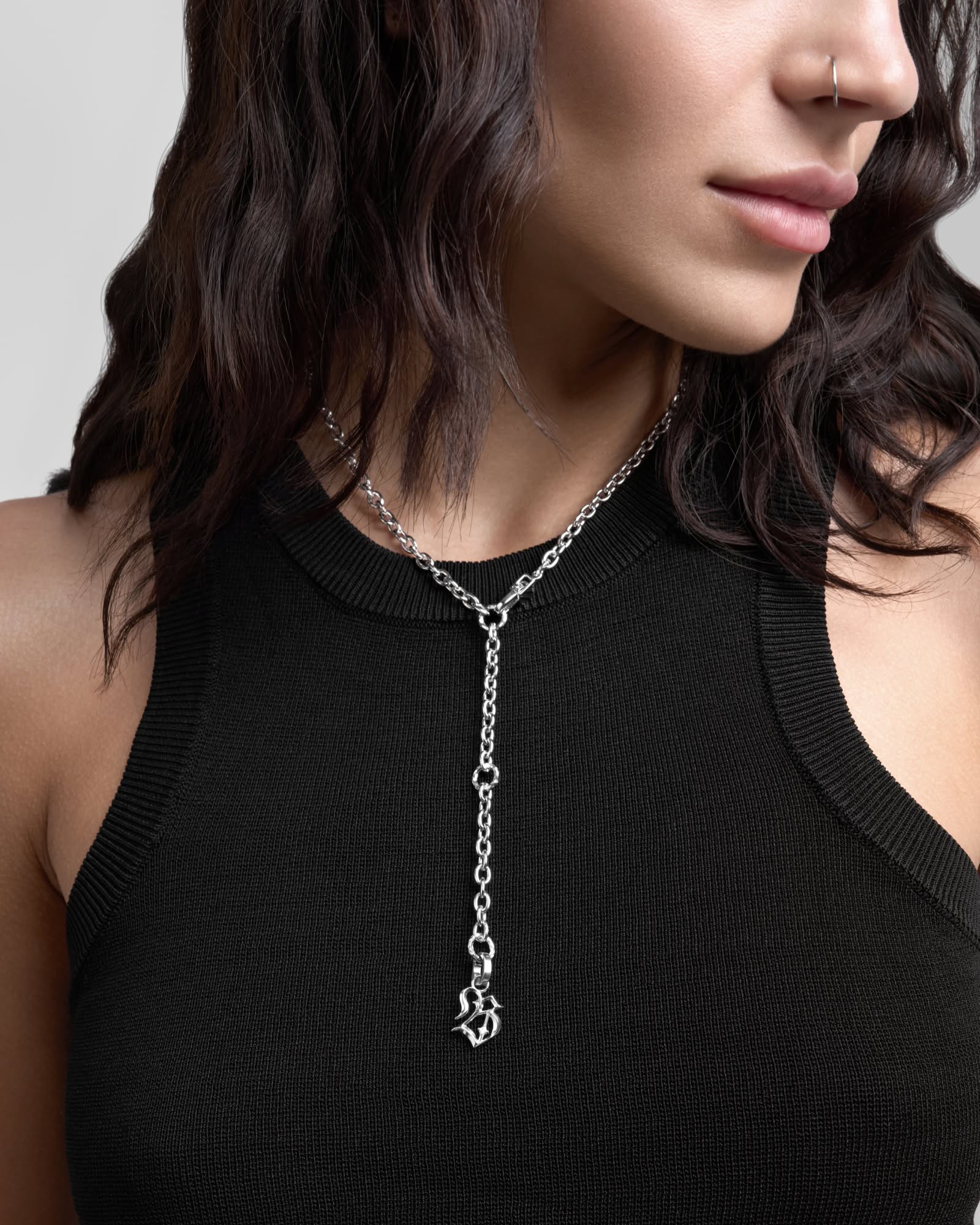 Grid Necklace - 925 Silver - Image 4
