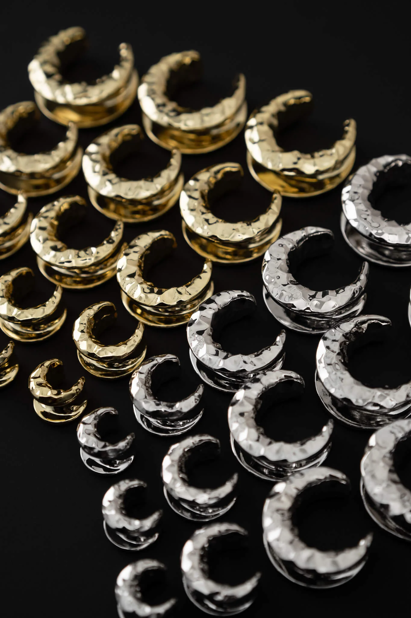 Hammered Crescent Saddle Hangers - Image 16