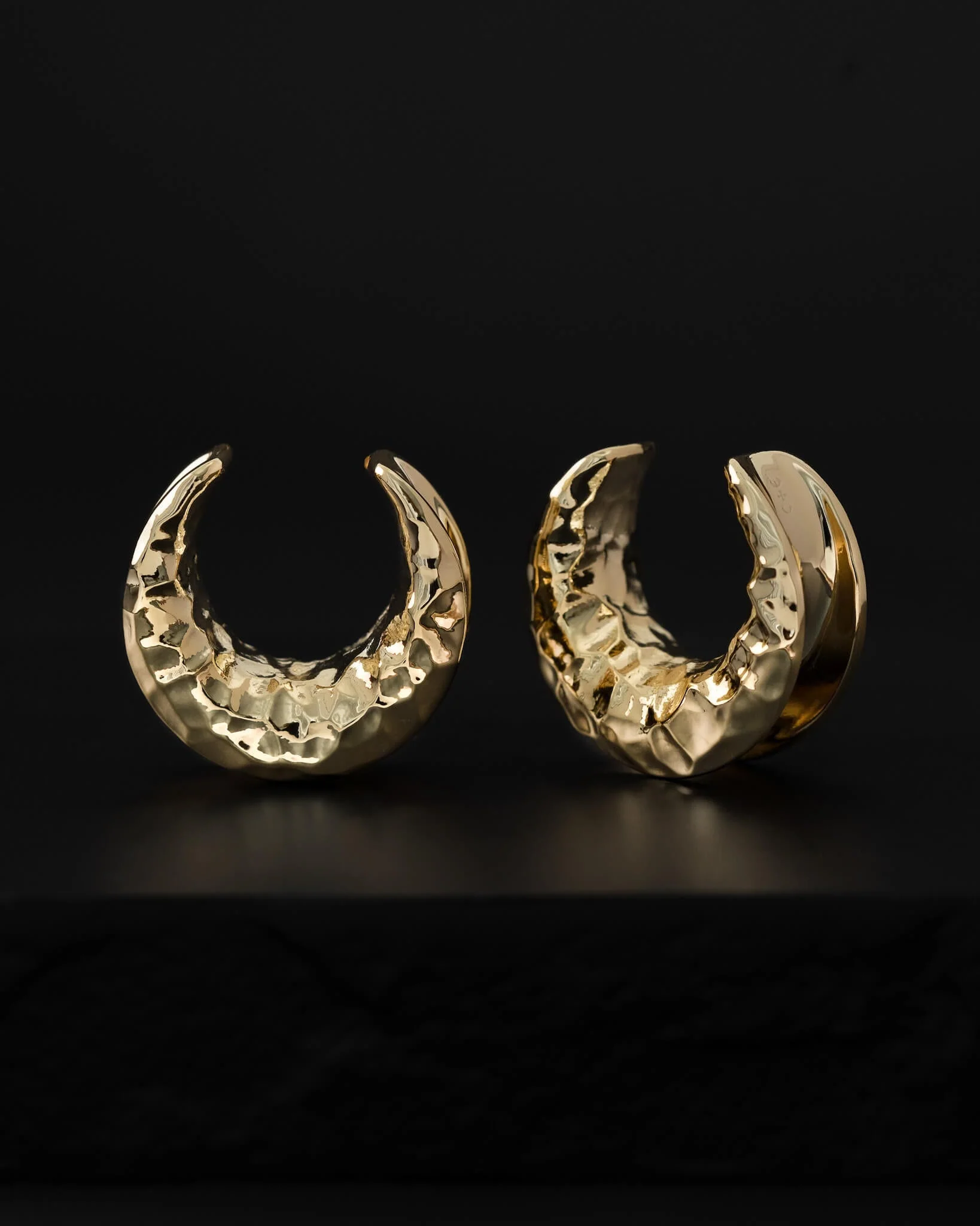 Hammered Crescent Saddle Hangers - Image 8