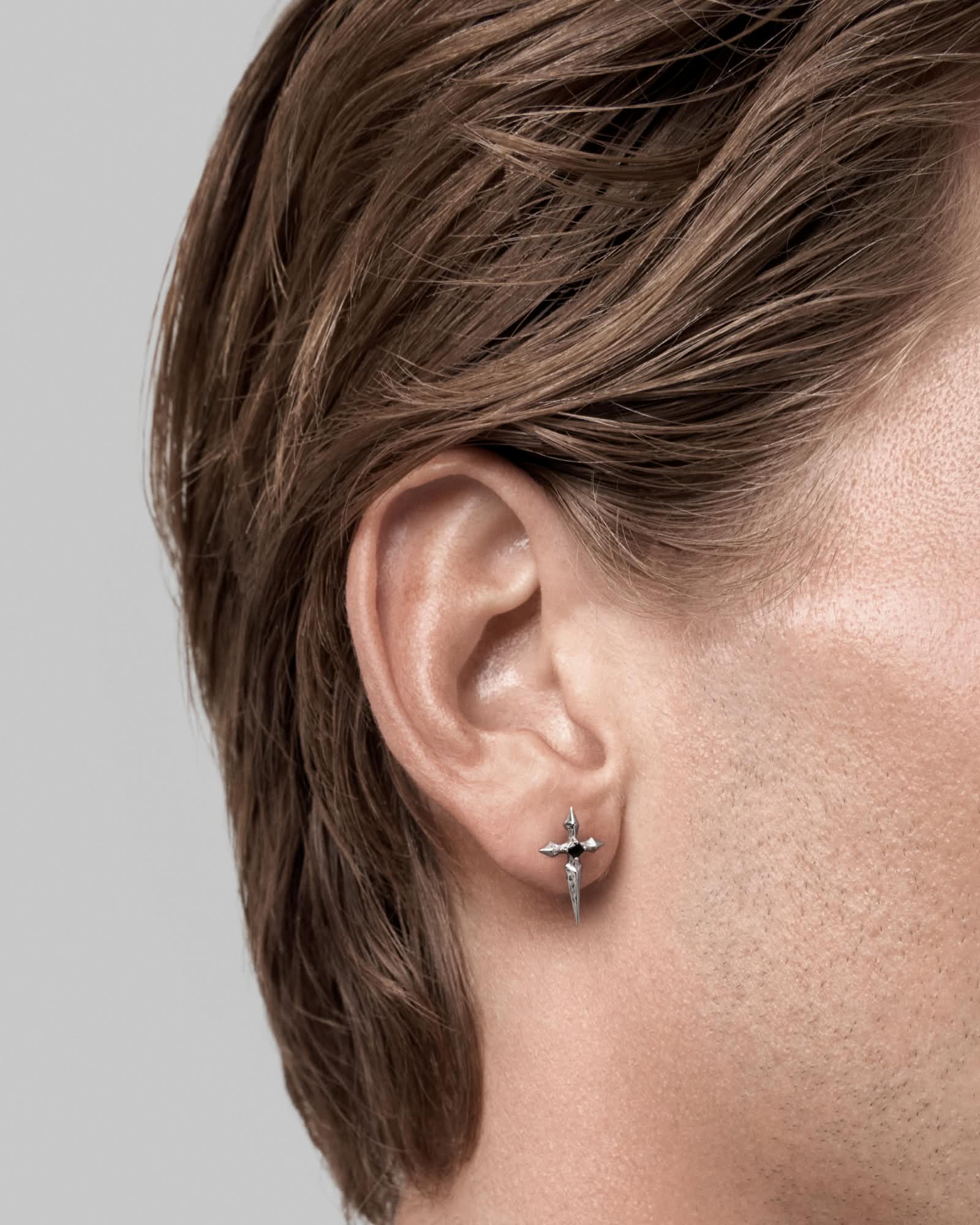 Mercy stud earrings - 925 silver - Image 4