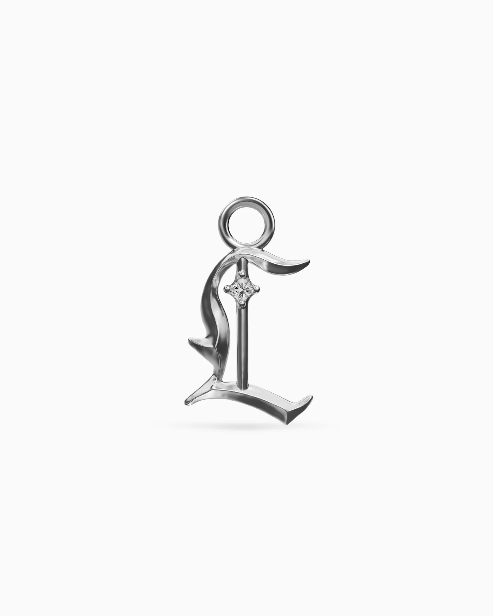 Mini Blackletter Charms - L