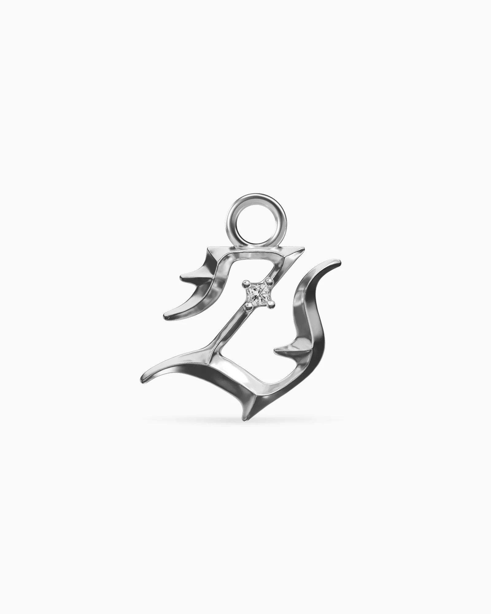 Mini Blackletter Charms - Z