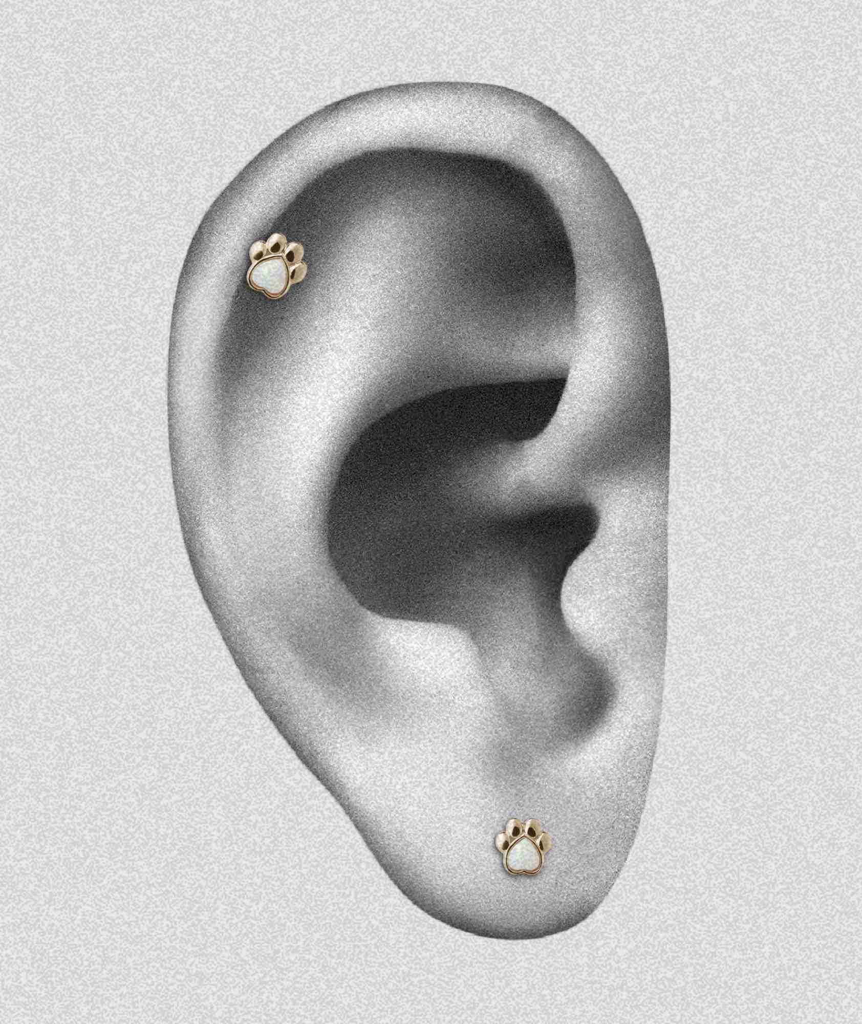 Toebeans Threadless End (14K Gold) - Image 3